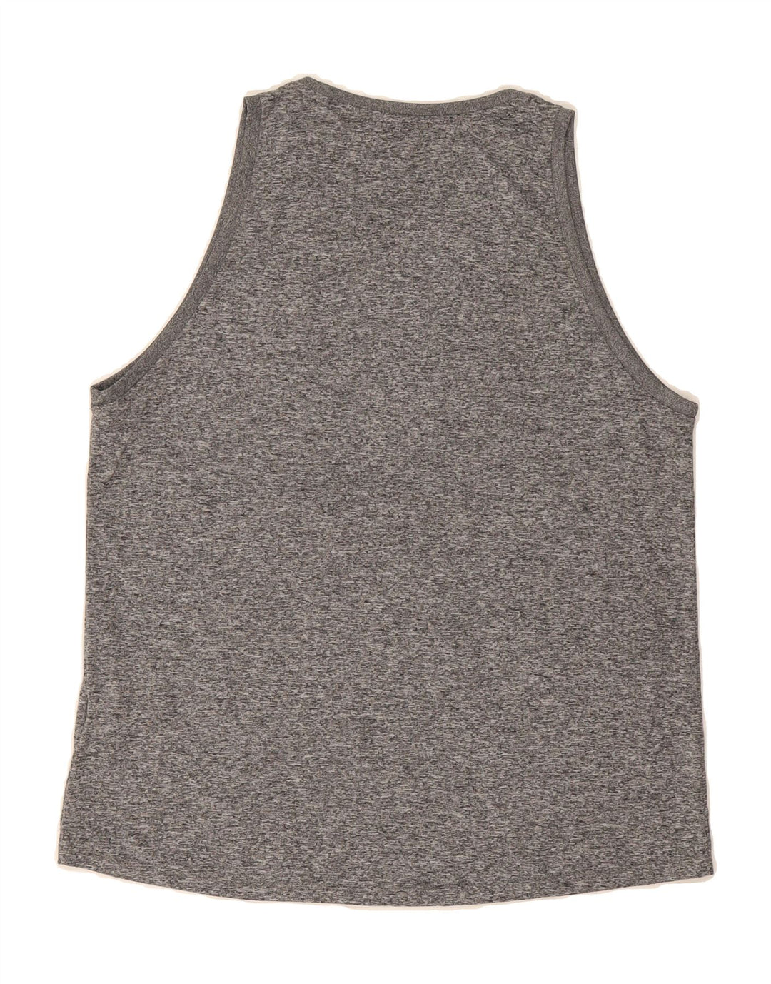NIKE Womens Dri Fit Vest Top UK 14 Medium Grey Flecked Polyester Vintage Nike and Second-Hand Nike from Messina Hembry 