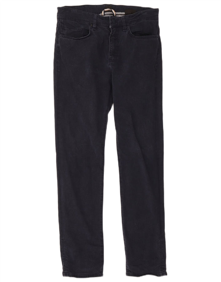 Hugo Boss Herre Slim Jeans W31 L32 Marineblå Lyocell