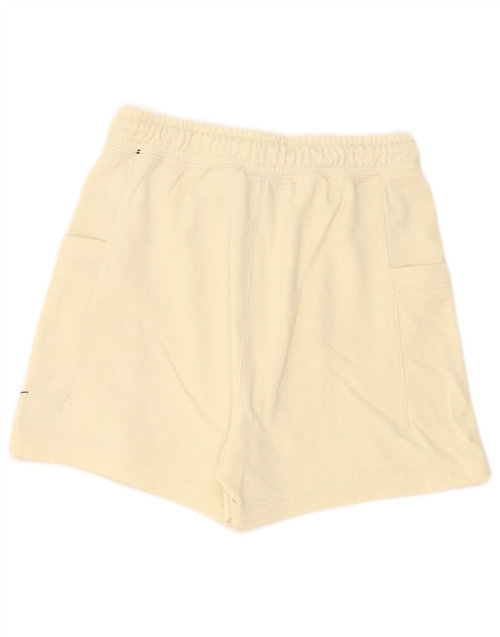 Nike sportsshorts til kvinder UK 8 Små beige bomuld