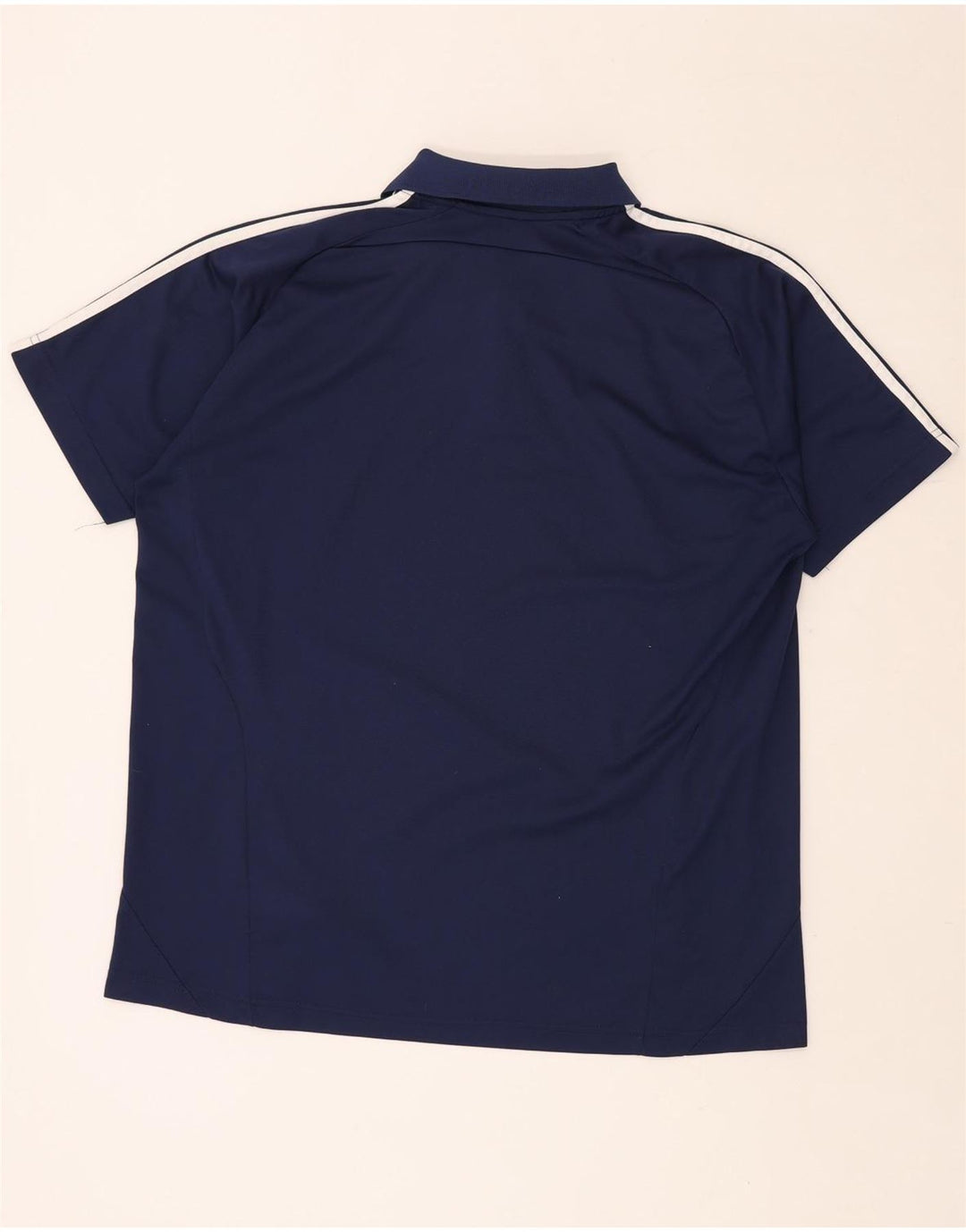ADIDAS Herre Climalite Polo Shirt UK 46/48 XL Navy Blue Polyester
