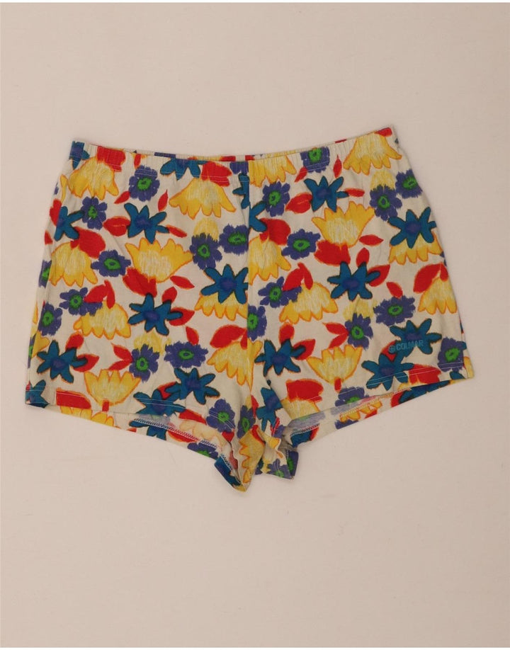 Colmar Womens Hot Pants Large W34 Flerfarvet blomstret bomuld