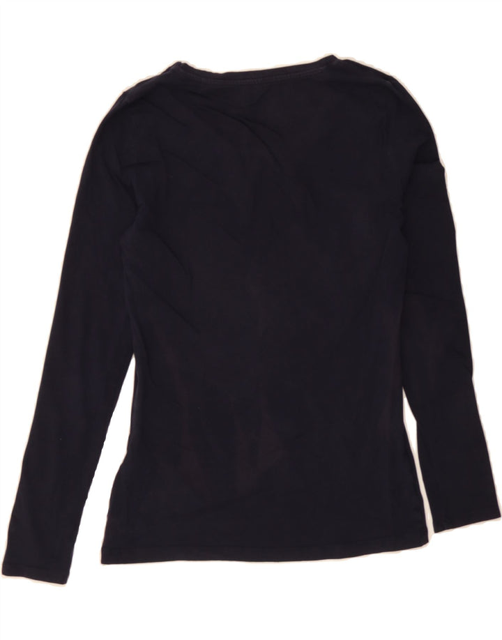 GUESS Boys Graphic Top Long Sleeve 11-12 Years Medium  Navy Blue Cotton Vintage Guess and Second-Hand Guess from Messina Hembry 