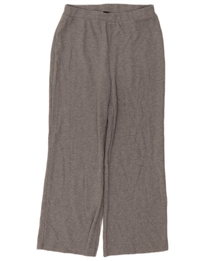Zara Træningsdragtsbukser til kvinder UK 14 Large Grå Polyester