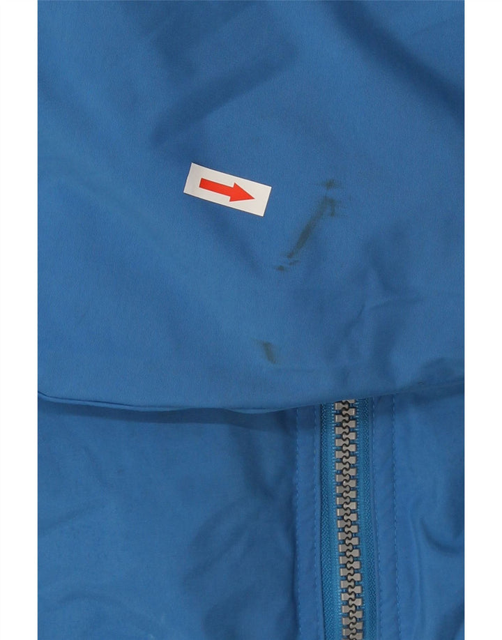 Reebok Herre Hooded Loose Fit Windbreaker Jacket UK 38 Medium Blue Polyamide