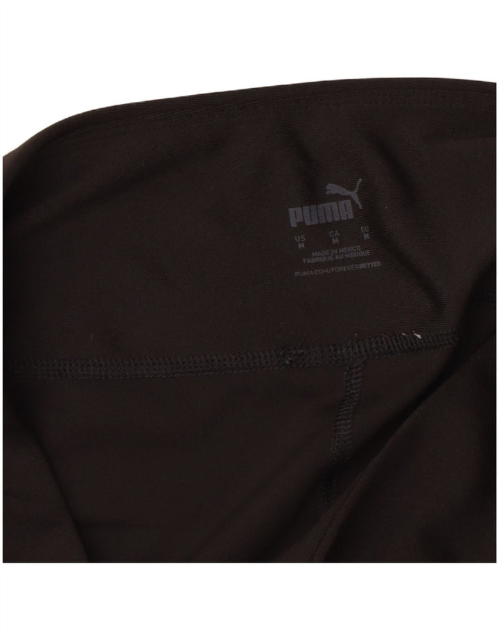 PUMA Grafiske sportsshorts til kvinder UK 12 Medium Sort