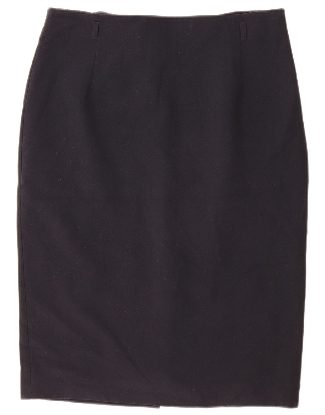 Marks & Spencer Pencil Nederdel til kvinder UK 14 Large W32 Navy Blue Polyester