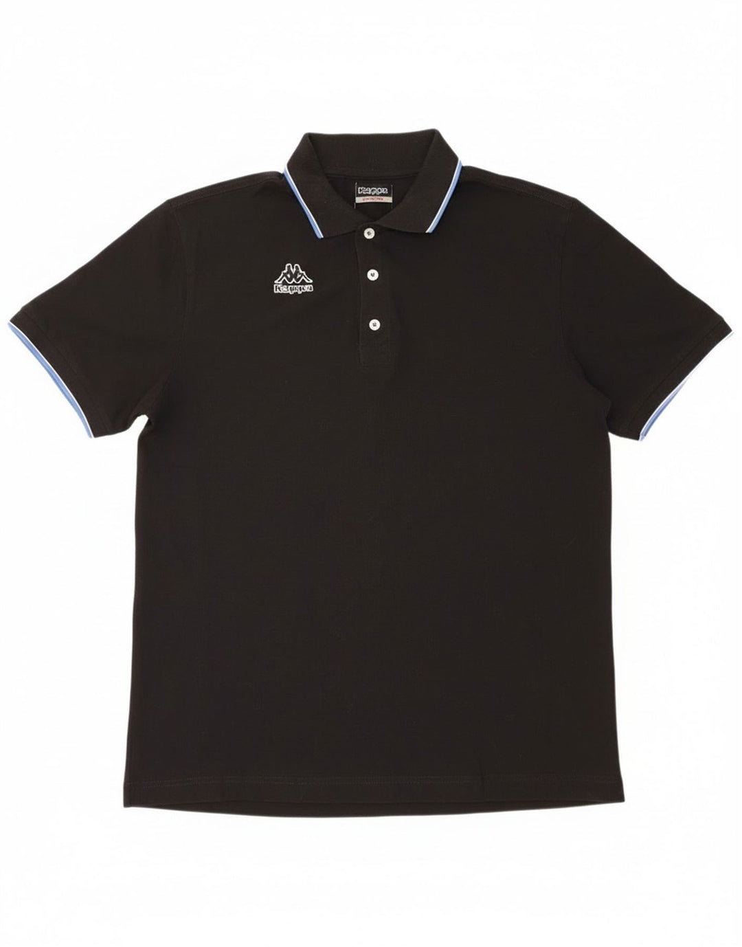Kappa herre poloshirt XL sort bomuld