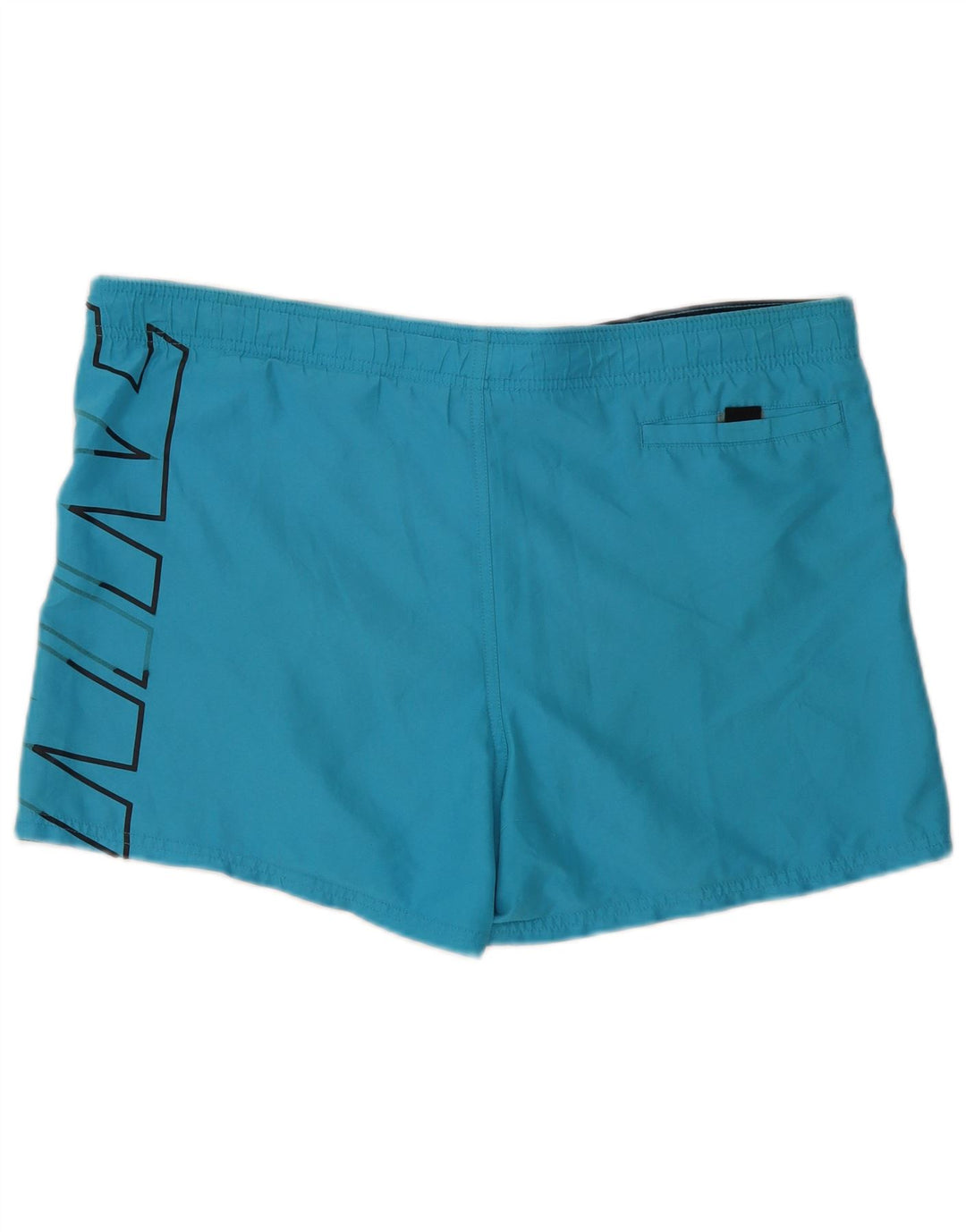 Nike grafiske badeshorts til mænd, store blå polyester