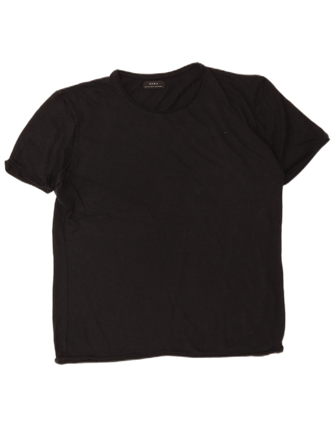 Zara Herre T-Shirt Top XL Sort