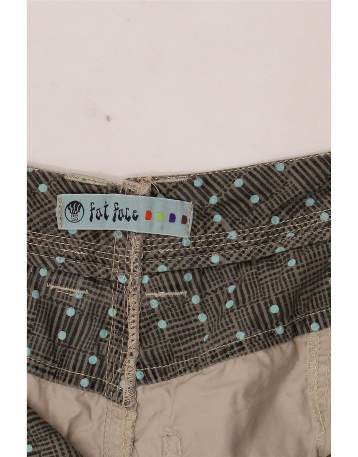 FAT FACE Herre Chino Shorts W34 Stor Beige Bomuld