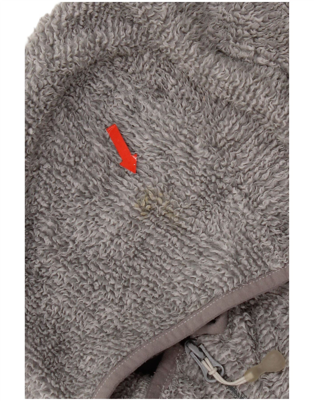 Jack Wolfskin Dame Hættejakke i fleece UK 12 Medium Grey Polyester