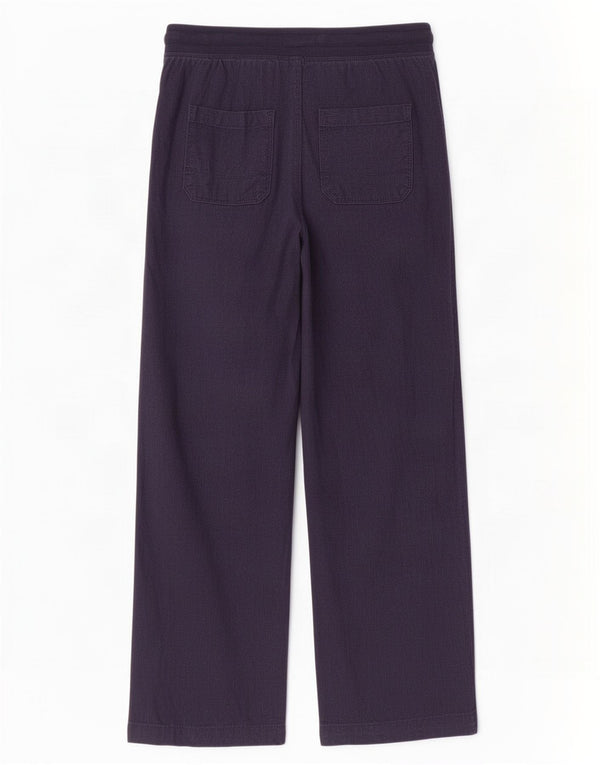 Marks & Spencer kvinders chinobukser med brede ben UK 8 Small W26 L28 Marineblå