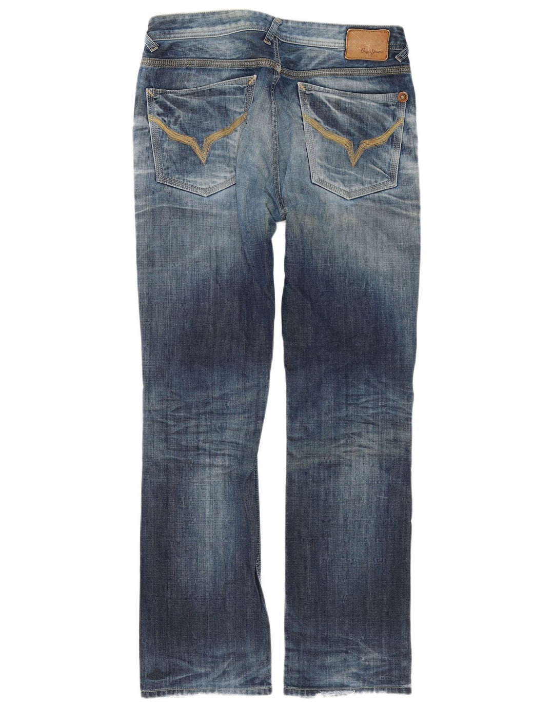 PEPE Jeans Herre Bootcut W34 L34 Blå Bomuld