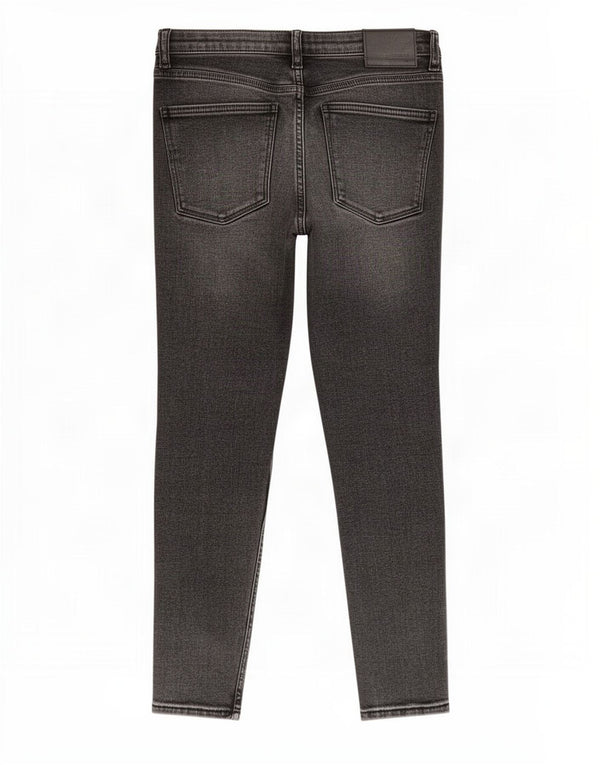 Zara Womens Crop Skinny Jeans EU 36 XS W26 L24 Grå