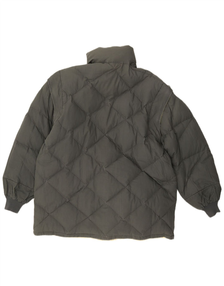 DOLOMITE Herre Hætte Vendbar Polstret Jakke UK 38 Medium Gul