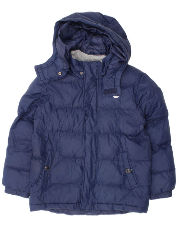 Timberland Boys, polstret hættejakke 7-8 år blå polyester