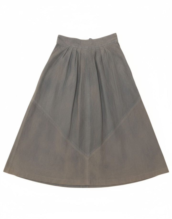 MEINDL Womens Trachten Suede Flared Skirt EU 36 Small W27  Blue