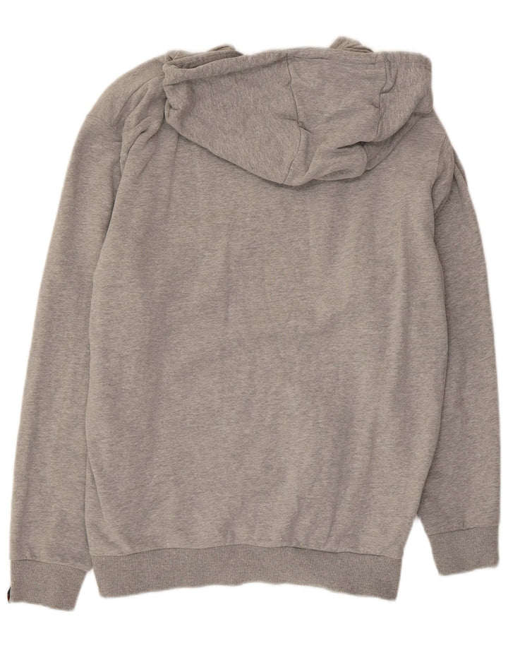 ELLESSE Grafisk hættetrøje til mænd mellemgrå Colourblock Bomuld