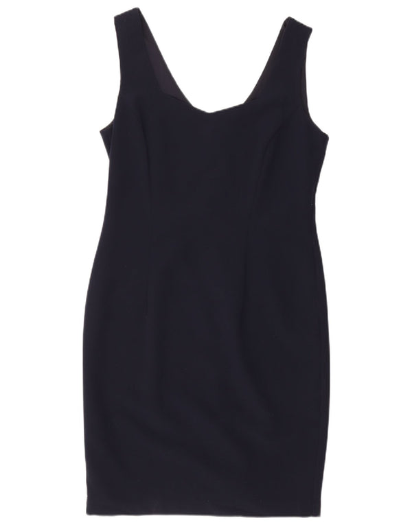 Phase Eight Kvinders Ærmeløs Skede Kjole UK 16 Large Navy Blue