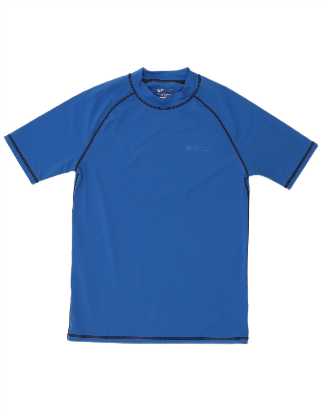 Mountain Warehouse Herre UV Shield T-Shirt Top Stor Blå Polyester