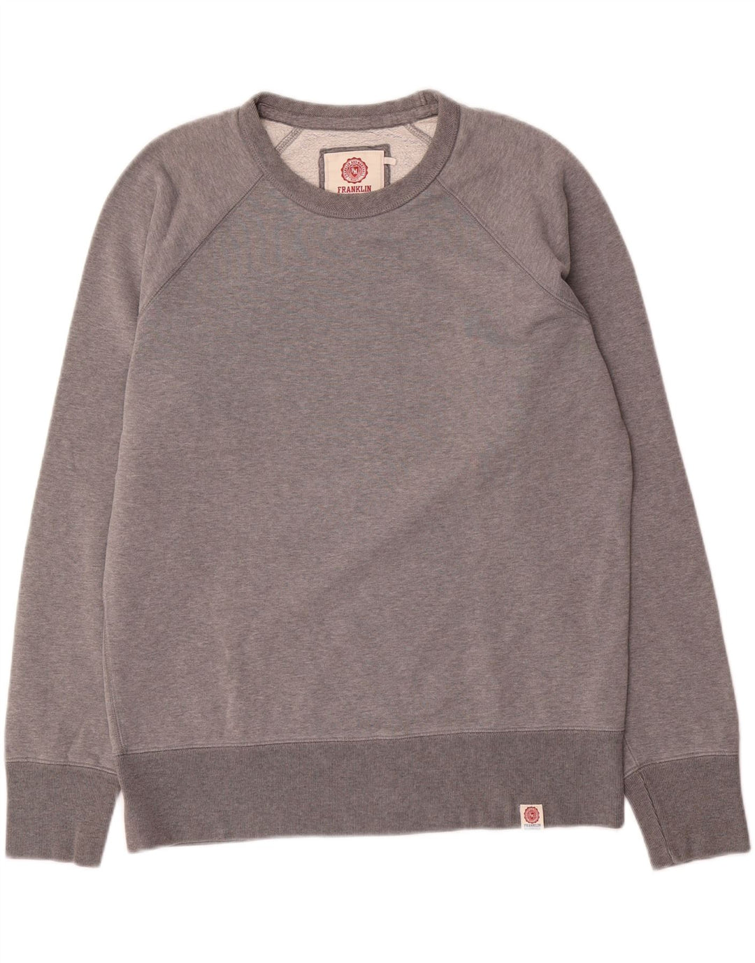 Franklin & Marshall Sweatshirt til mænd, stor, grå flækket