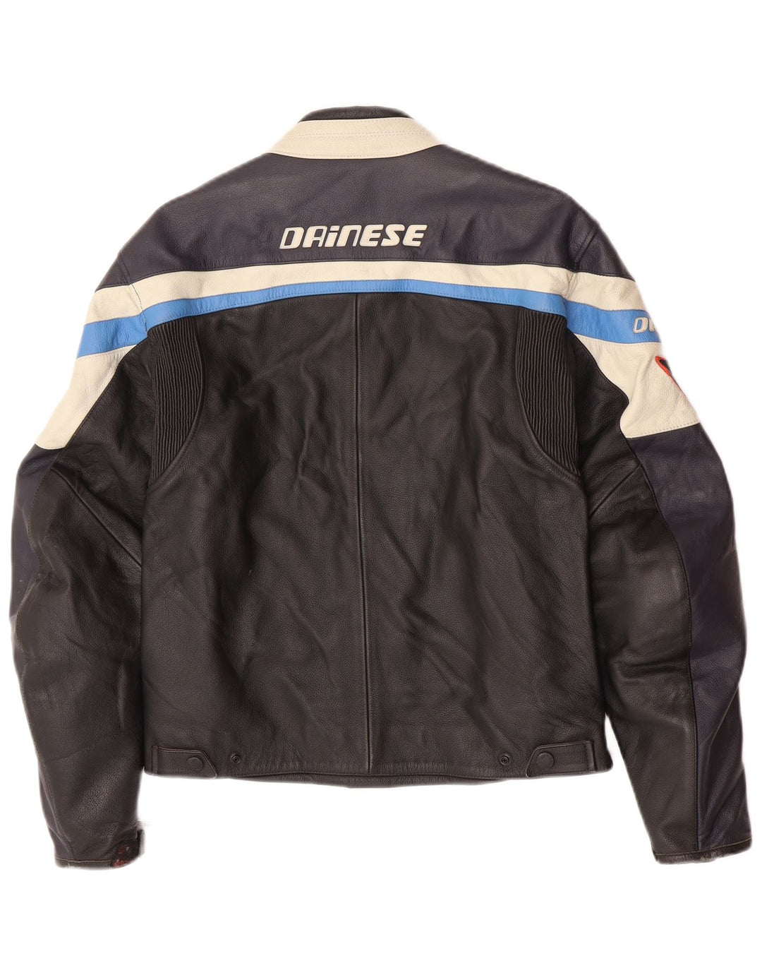 Dainese Herre Graphic Racer Jacket UK 36 Small Black Colourblock Læder