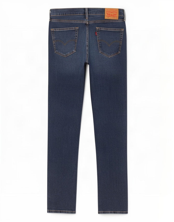 Levi's Herre 514 Slim Jeans W34 L32 Blå Bomuld
