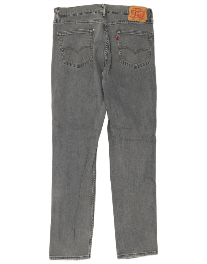 Levi's Herre 511 Slim Jeans W33 L32 Grå Bomuld
