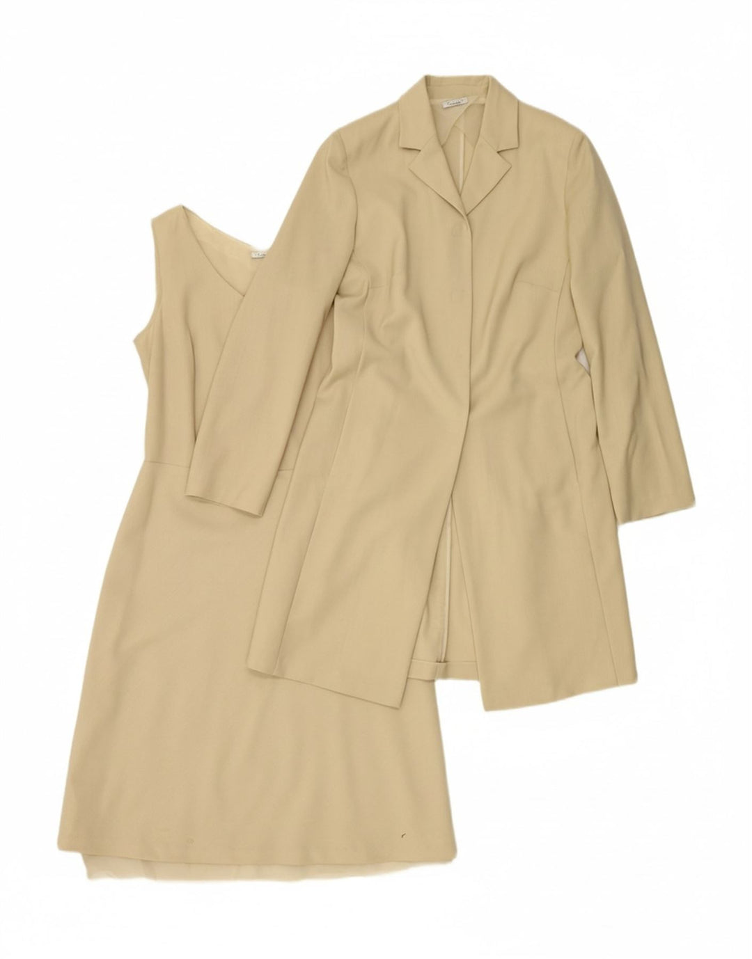 CONBIPEL Womens Esisto 2 Piece Set IT 42 Medium Beige Wool Vintage Conbipel and Second-Hand Conbipel from Messina Hembry 