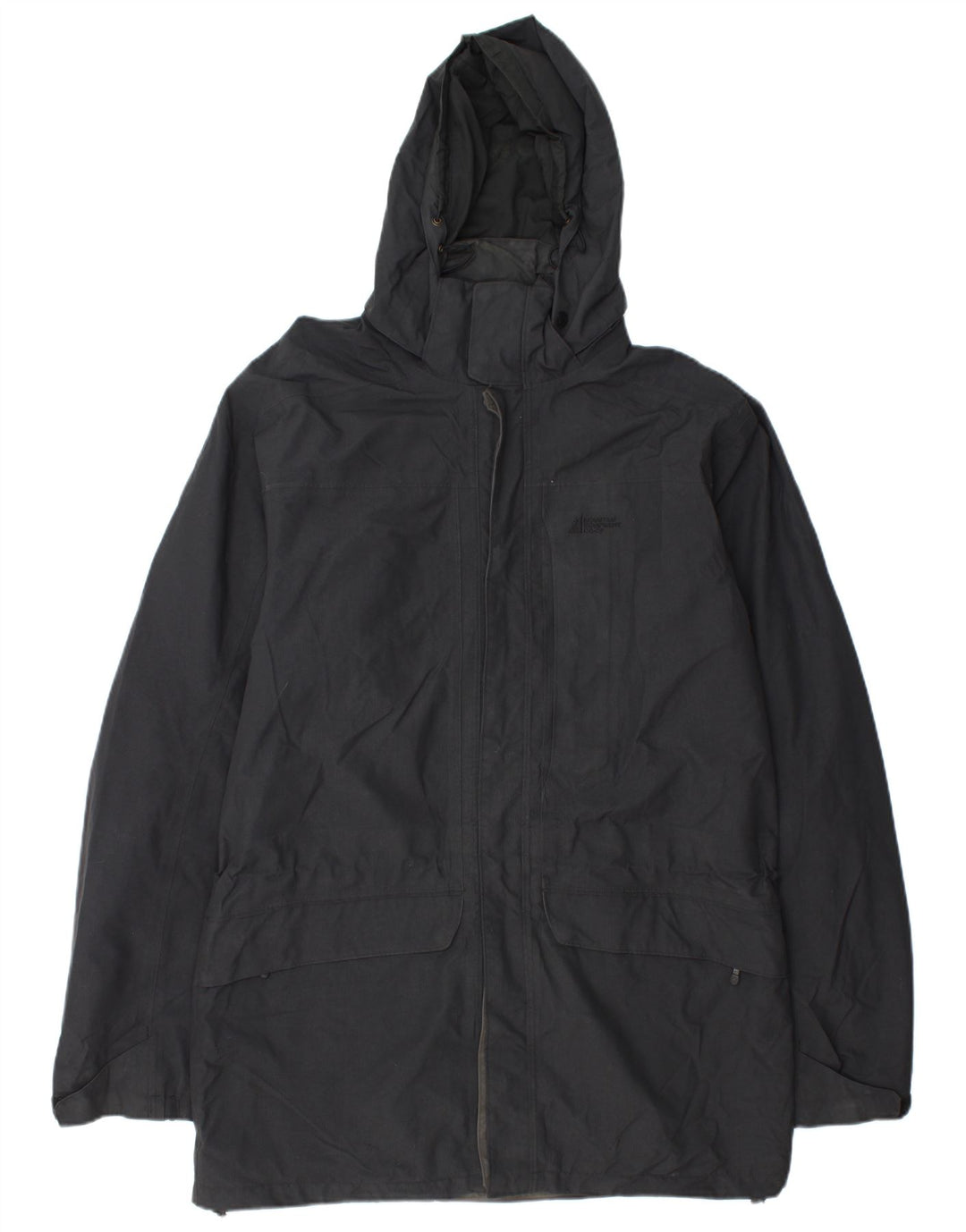 Mountain Equipment Herre Høj Hætte Regnjakke UK 38 Medium Navy Blue