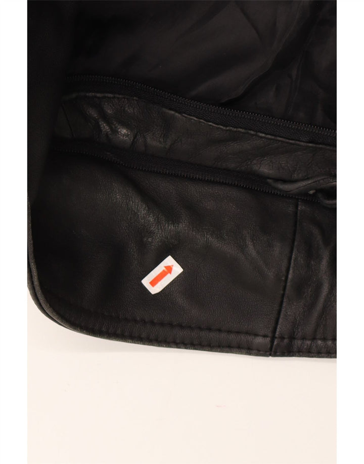 Vintage herre læderfrakke UK 42 XL Sort