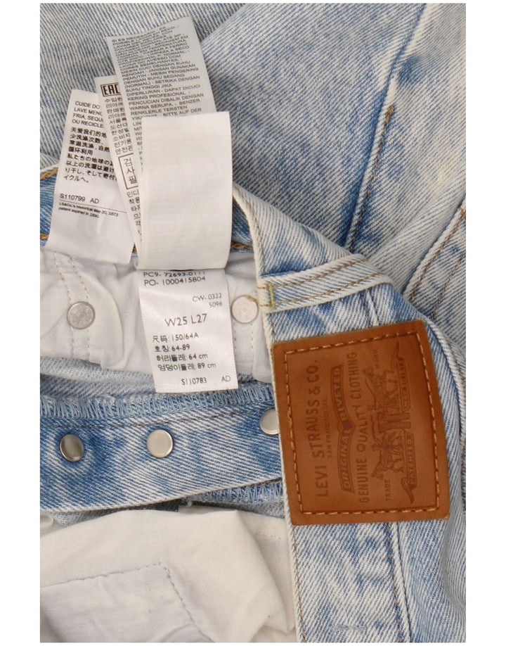 Levi's løse jeans til kvinder W25 L27 blå bomuld