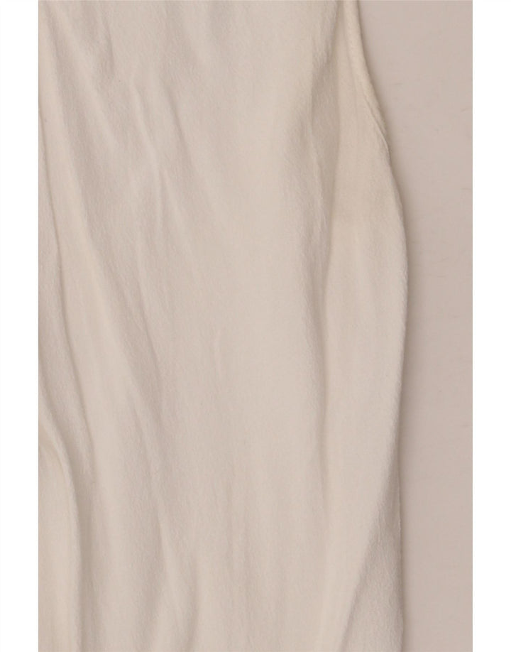 Trussardi Jeans Damebluse Top IT 40 Small White Viscose