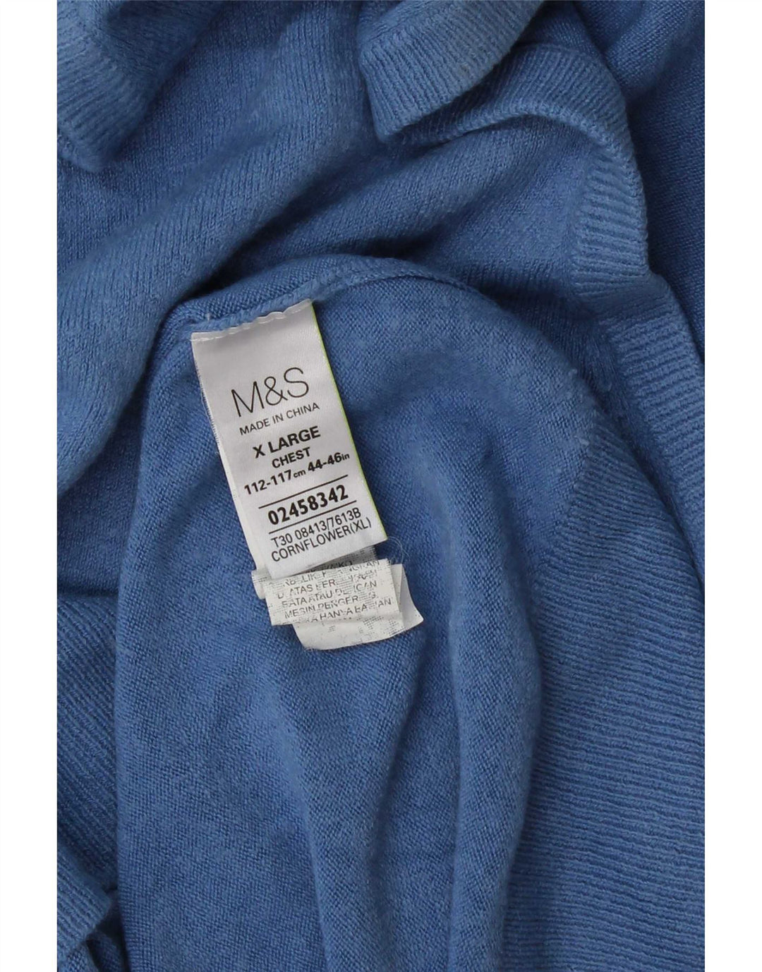 Marks & Spencer Herrevest Tank Top XL Blå Akryl