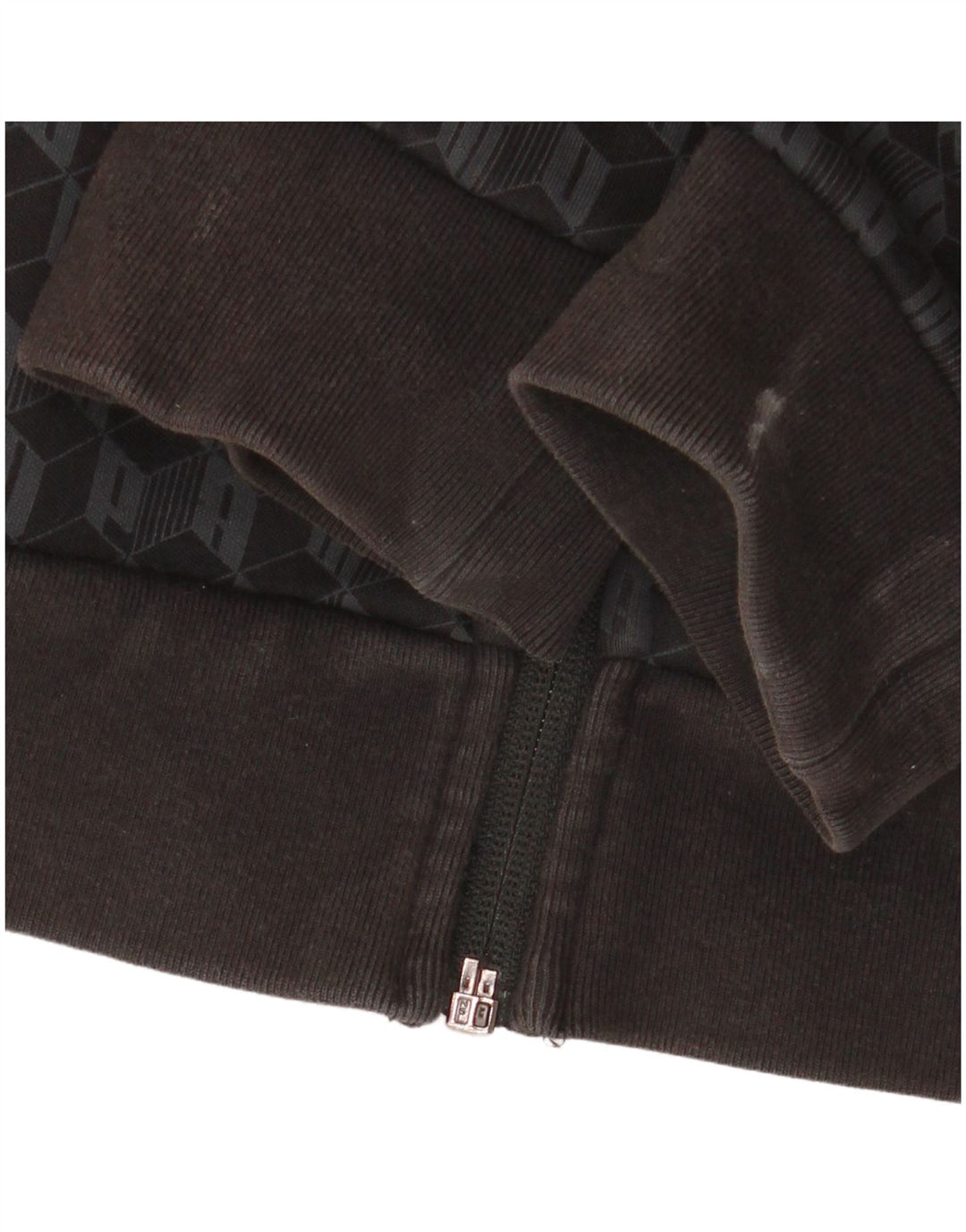 Puma Herre grafisk træningsdragt Topjakke Stor sort geometrisk bomuld