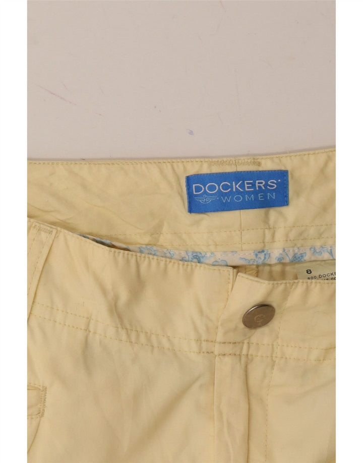 DOCKERS Womens Bermuda Shorts US 8 Medium W32  Beige Cotton Vintage Dockers and Second-Hand Dockers from Messina Hembry 