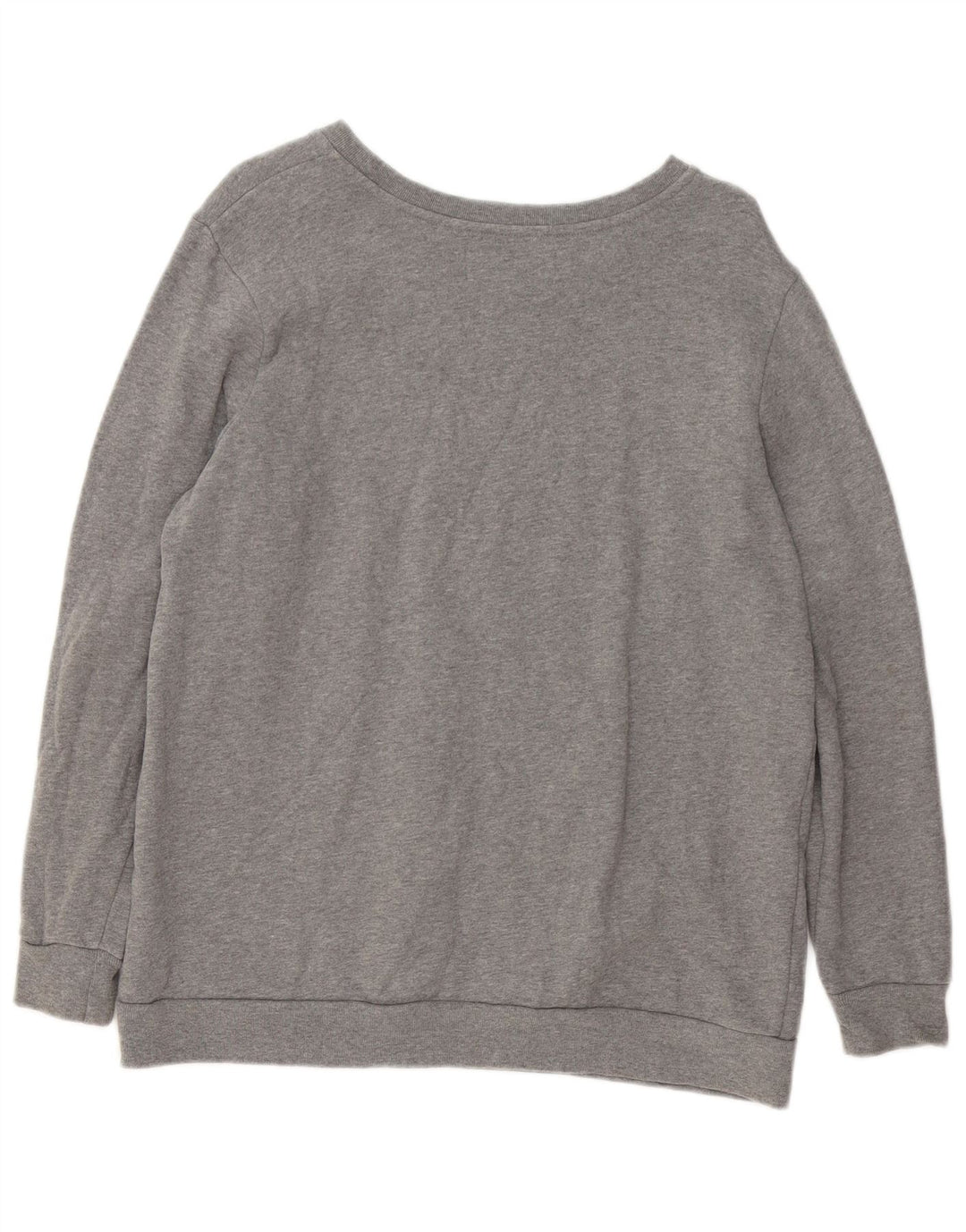 Calvin Klein Jeans Dame Sweatshirt Jumper UK 14 Medium Grey Flecked