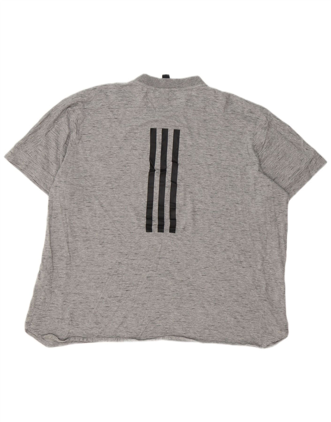 Adidas Herre T-Shirt Top 2XL Grå Flecked Bomuld