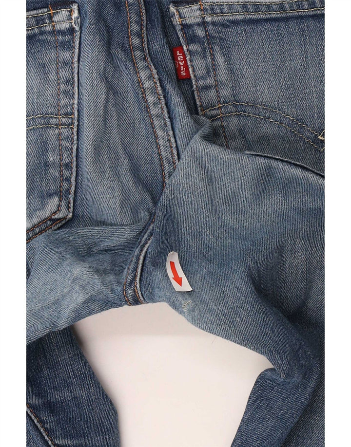 Levi's Herre 508 Distressed Slim Jeans W29 L32 Blå Bomuld