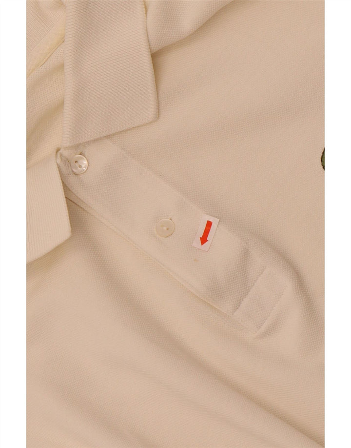 Lacoste herre poloshirt Medium hvid bomuld