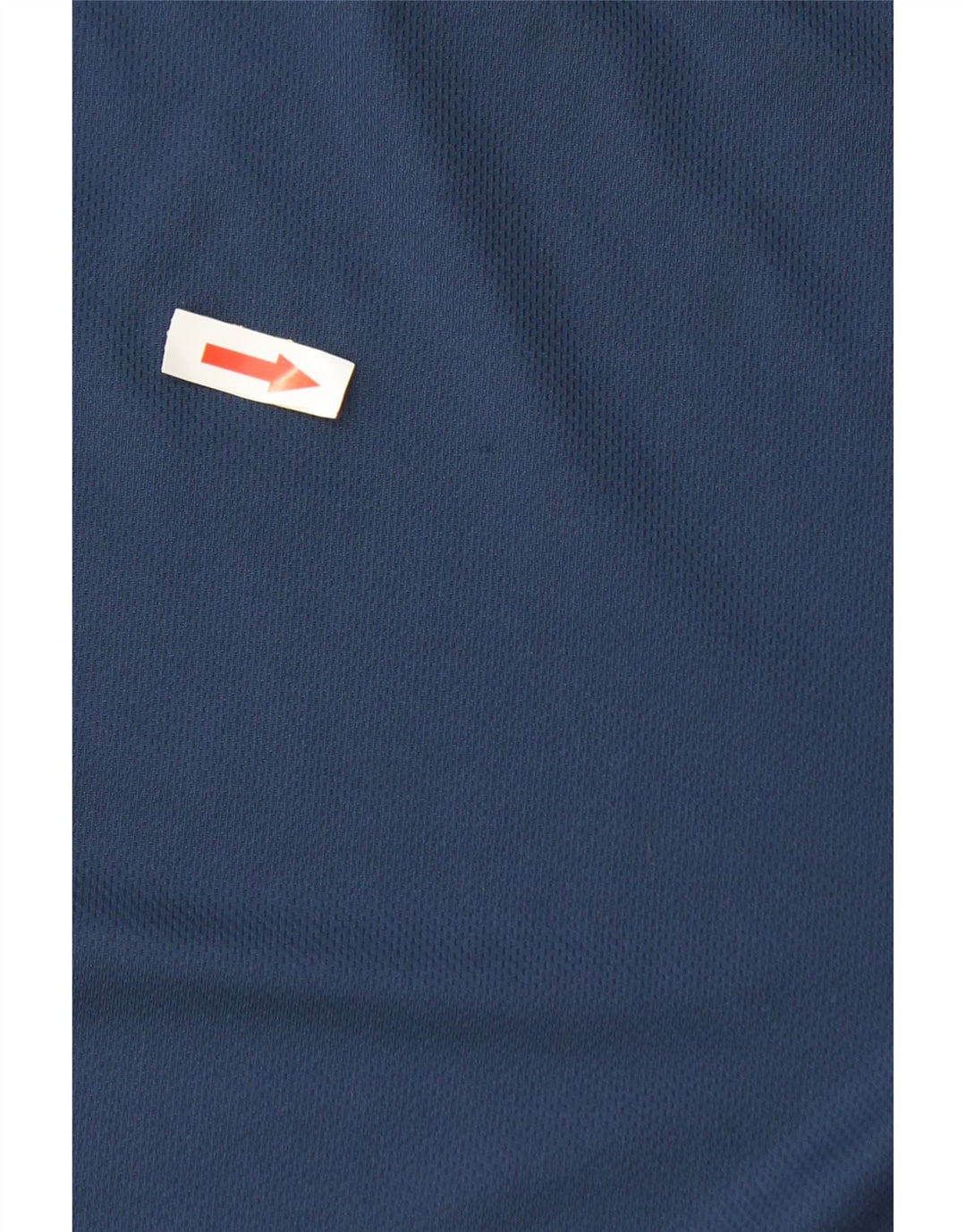 Nike Herre Dri Fit T-shirt Top Stor marineblå Colourblock Polyester