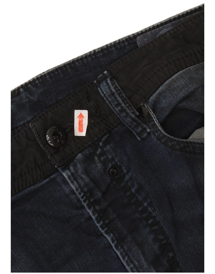 DIESEL Herre Spender Skinny Jeans W32 L30 Blå Bomuld