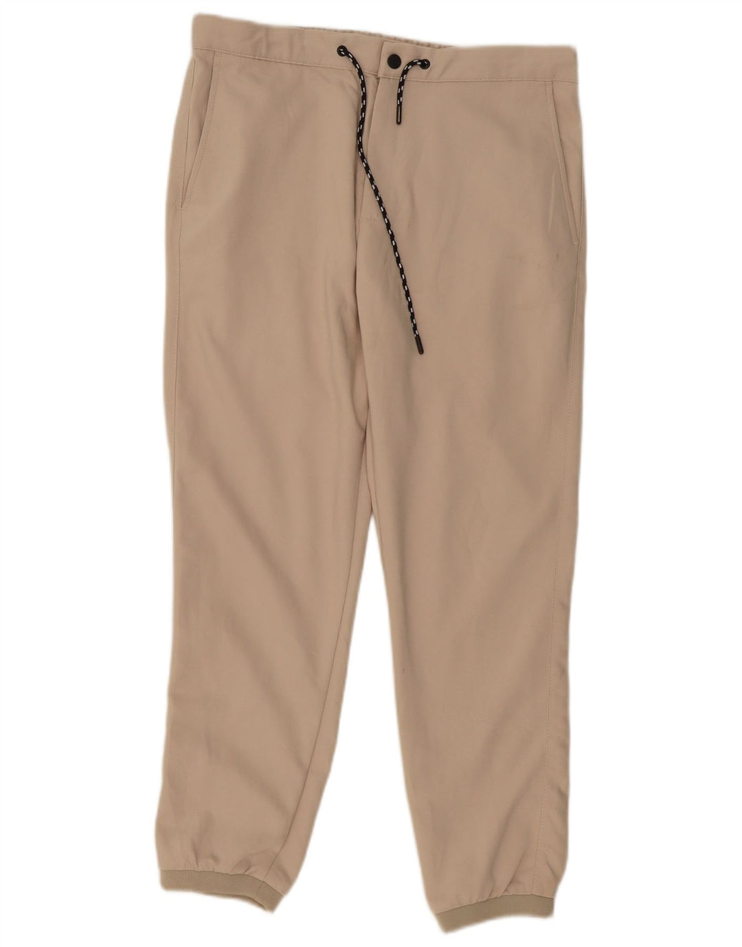 ZARA Joggers til mænd Chinobukser Medium W32 L28 Beige Polyester