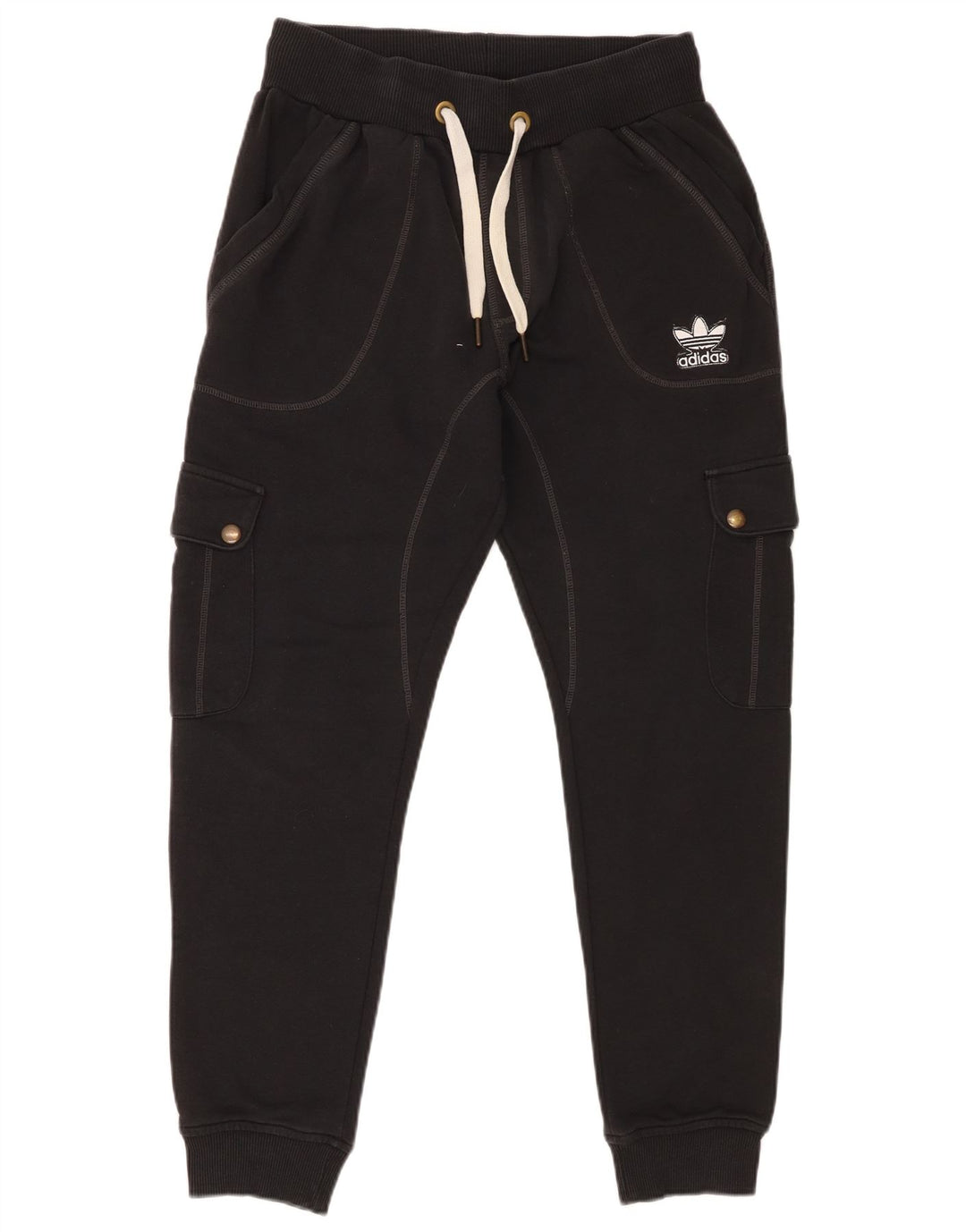 Adidas Herre Cargo Træningsdragt Bukser Joggers Små Sort Bomuld