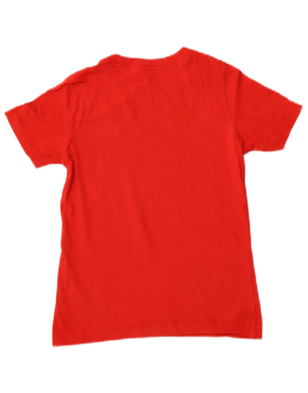 Nike drenge T-shirt top 7-8 år XS rød bomuld