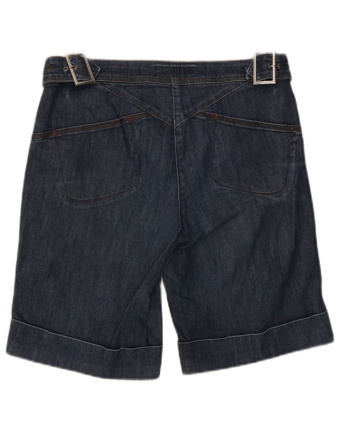 Trussardi denimshorts til kvinder W30 mellemblå bomuld