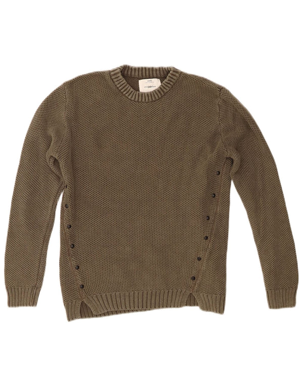 Zara drenge sweater med rund hals 9-10 år Khaki