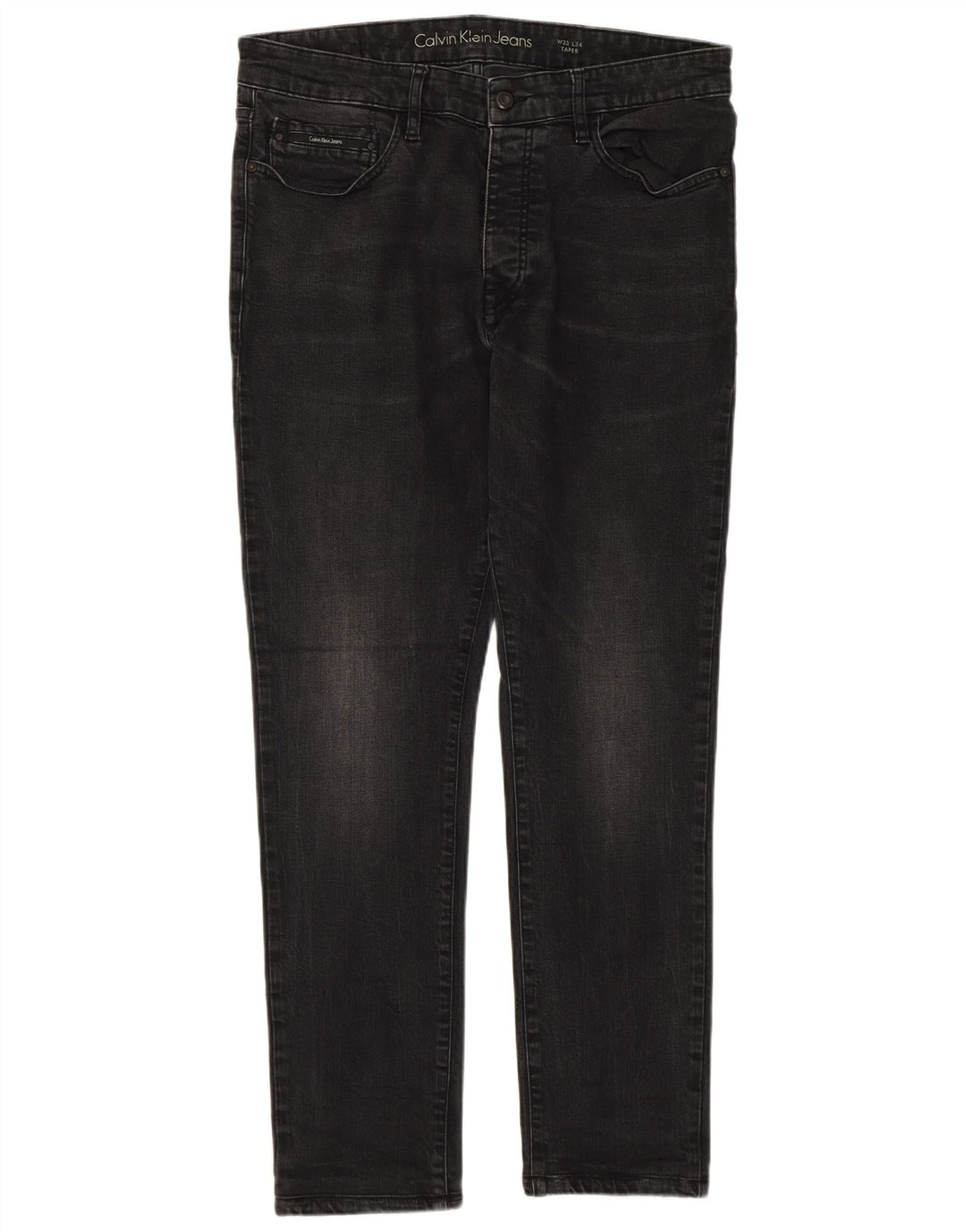Calvin Klein Herre Tapered Jeans W33 L29 Grå Bomuld