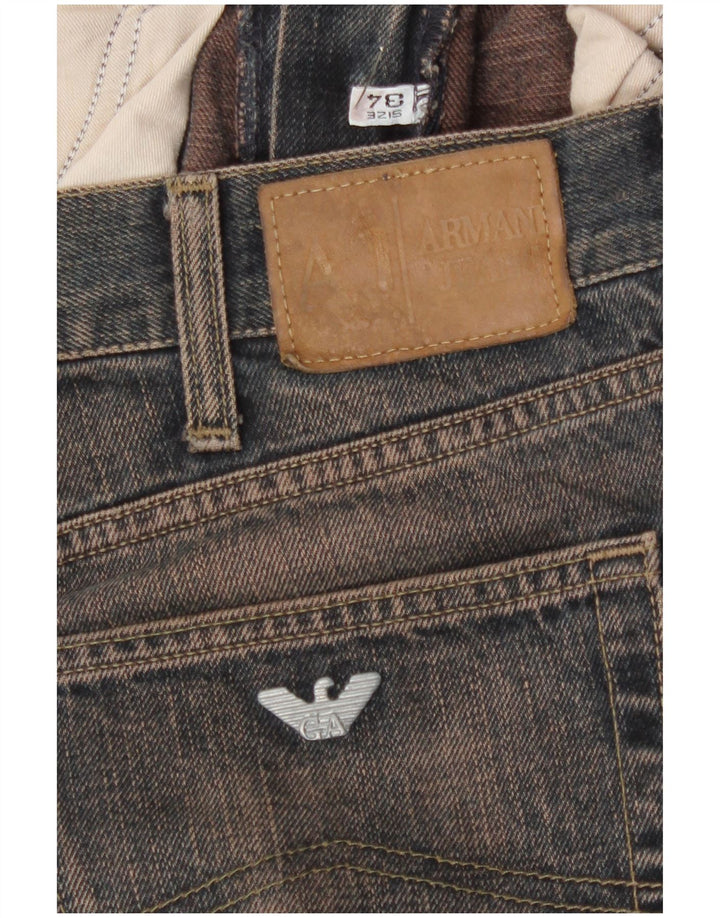 Armani Dame Bootcut Jeans W34 L32 Marineblå Bomuld