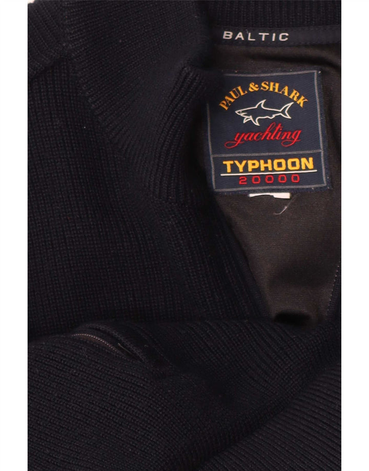Paul & Shark Herre Cardigan Sweater Large Navy Blue